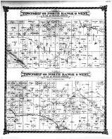 Township 63 N Range 8 W & Range 9 W, Clark County 1878